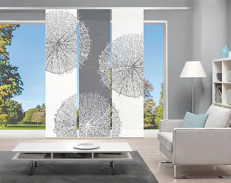 Vision S Schiebegardine »3ER SET CRISTON«, (3 St.), HxB: 260x60, Schiebevor günstig online kaufen