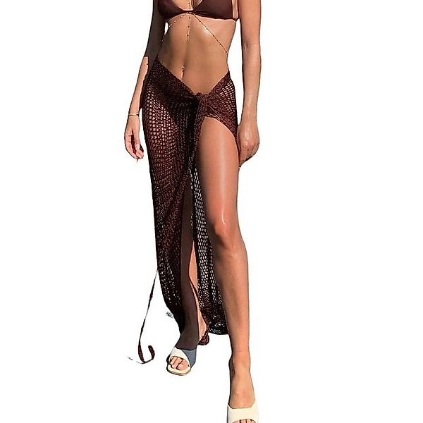 YRIIOMO Strandkleid Eleganter Maxirock mit transparentem Netzdesign und raf günstig online kaufen