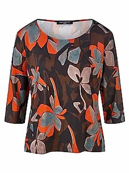 Rundhals-Shirt 3/4-Arm Fadenmeister Berlin braun günstig online kaufen