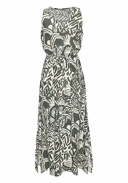 LASCANA Maxikleid, mit Alloverprint, seitliche Schlitze, Webware günstig online kaufen