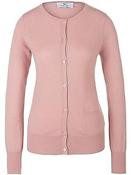 Strickjacke aus 100% Premium-Kaschmir Peter Hahn rosé günstig online kaufen