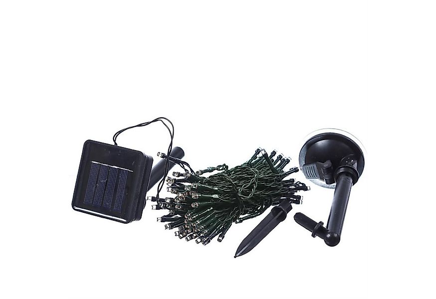 MARELIDA LED-Lichterkette LED Solar Lichterkette 50LED kaltweiß Garten Terr günstig online kaufen