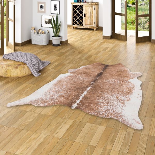 Pergamon Fellteppich Teppich Kunstfaser Tierfell Optik, günstig online kaufen