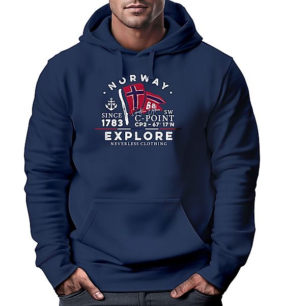 Neverless Hoodie Hoodie Herren Norway Explore günstig online kaufen