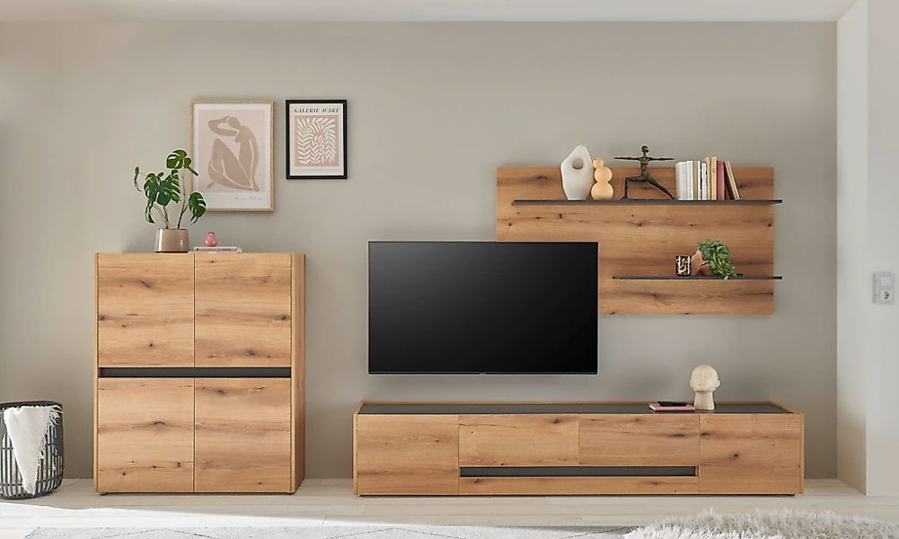 INOSIGN Wohnwand "City/Giron, moderne Anbauwand, Komplettset in vielen Farb günstig online kaufen