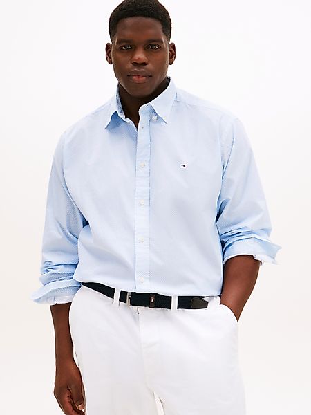 Tommy Hilfiger Big & Tall Langarmhemd "BT-FLEX POPLIN MICRO", Große Größen, günstig online kaufen