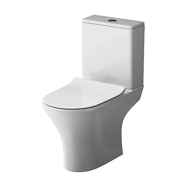 AM.PM Stand WC Toilette mit Softclosing-Sitzabdeckung Spülrandlos Tiefspül günstig online kaufen