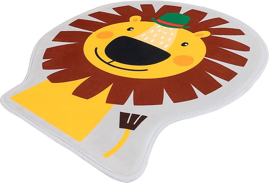 Obsession Kinderteppich "My Mila Kids 148" Motivform 8 mm Höhe Motiv Löwe, günstig online kaufen
