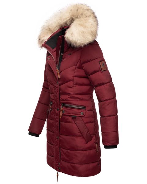 Navahoo Steppmantel "Paula" stylischer Winter Parka m. edlem Fellimitat günstig online kaufen