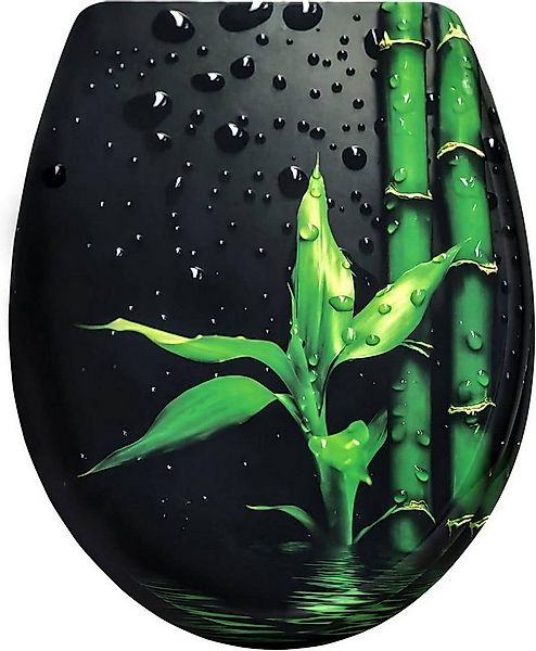 Woltu WC-Sitz (1-St), mit Abesenkautomatik, aus Duroplast, Deco Design günstig online kaufen