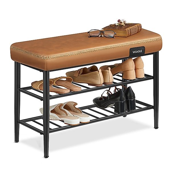 VASAGLE Schuhbank, Schuhregal, EKHO Series, Kunstleder, günstig online kaufen