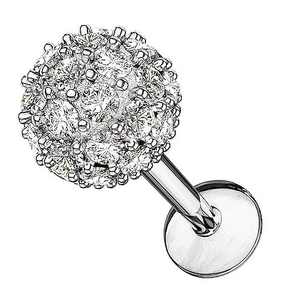 Taffstyle Piercing-Set Piercing Stab mit Kristall günstig online kaufen