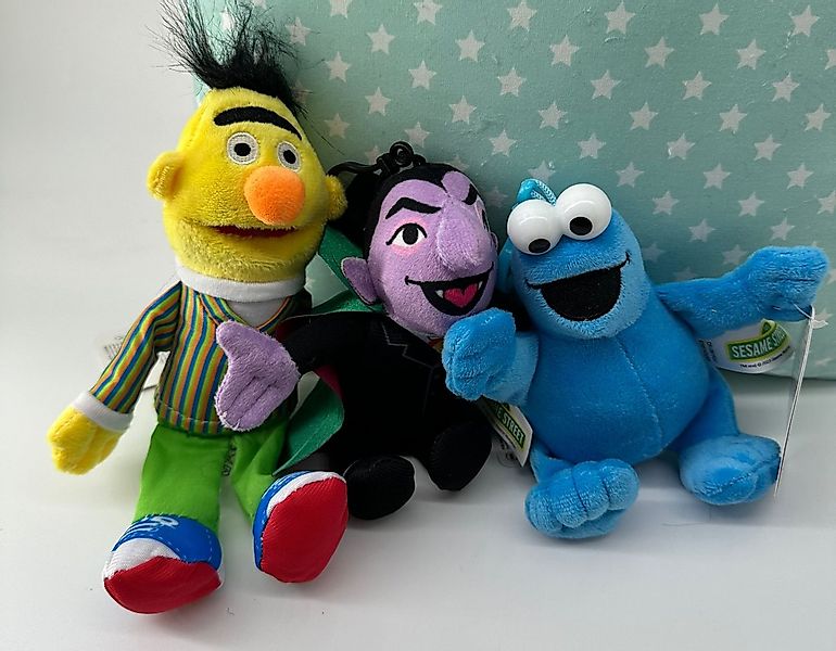 Sesamstrasse Kuscheltier Sesamstrasse Kuscheltier Grobi Kuscheltier blau Pl günstig online kaufen