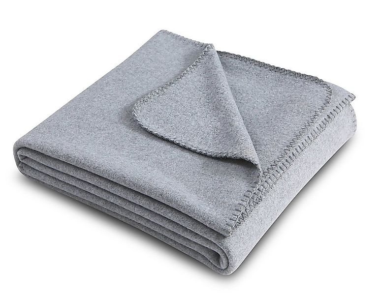 Wohndecke Premium-Fleecedecke in 2 Größen, wometo, OEKO-TEX®, extra dick, Q günstig online kaufen
