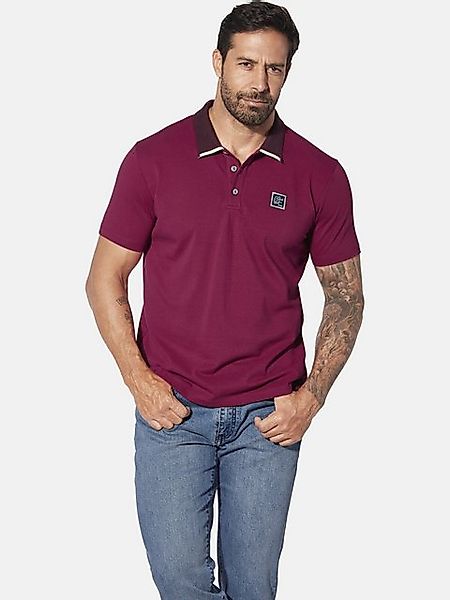 Jan Vanderstorm Poloshirt MORLAN mit Kontrastdetails günstig online kaufen