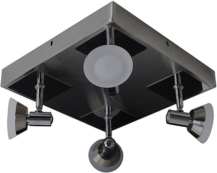 näve LED Deckenleuchte »Jericho« LED-Board 1 Stk. Warmweiß incl. Leuchtmitt günstig online kaufen