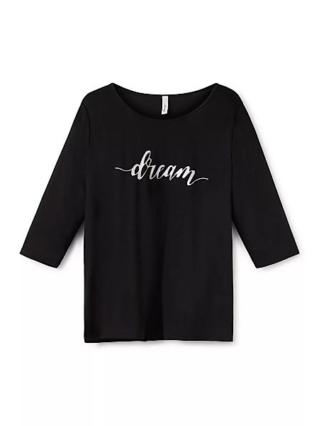 Sheego 3/4-Arm-Shirt "Große Größen", mit Frontdruck und 3/4-Ärmeln günstig online kaufen