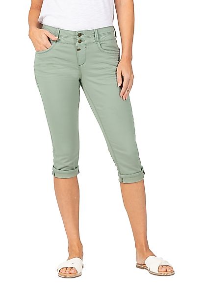 Timezone 3/4 Damenjeans Slim EnyaTZ tea green günstig online kaufen