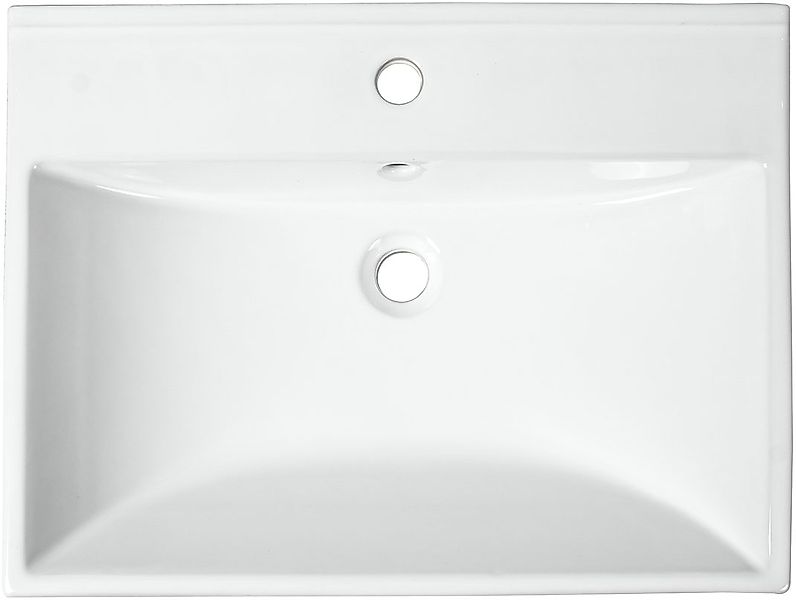 welltime Einbauwaschbecken "Trento Deluxe", Mit Nano Glasur in 61,81,101cm günstig online kaufen