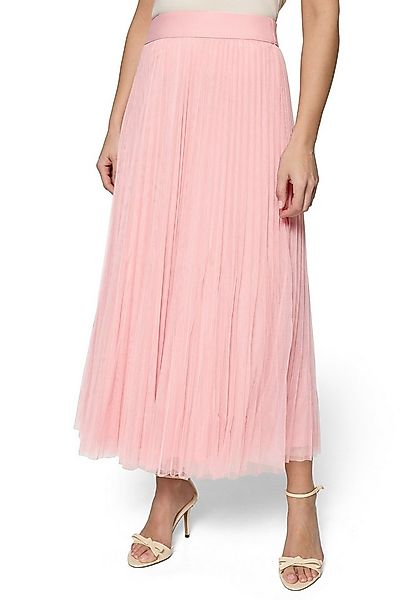 Zero Midirock Damen mit Gummibund Falten günstig online kaufen