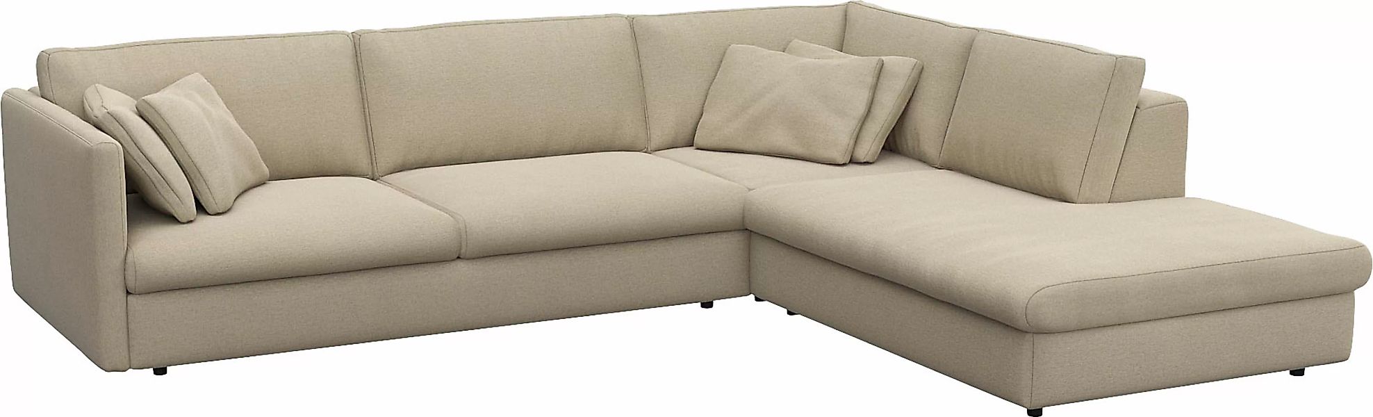 FLEXLUX Ecksofa »Lovane, elegant und zeitlos, bequem, L-Form«, Weich & ansc günstig online kaufen