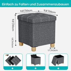 Oak&Tea Stauraumhocker Sitzhocker mit Stauraum – günstig online kaufen