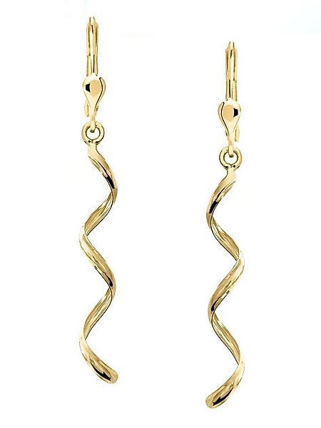 My Gold Paar Ohrhänger Damen Ohrringe hängend Gold 375 (9 Karat) ohne Stein günstig online kaufen