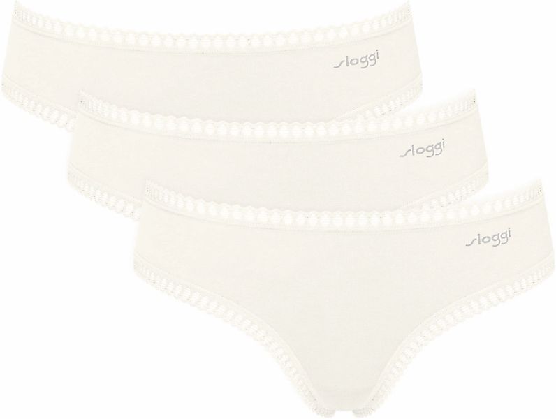 sloggi Hipster "GO Crush" 3er Pack, Spitze, elastisch, weich, Multipack, Ba günstig online kaufen