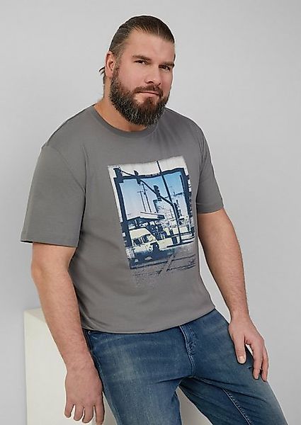 s.Oliver Kurzarmshirt T-Shirt aus Baumwolle mit Fotoprint günstig online kaufen