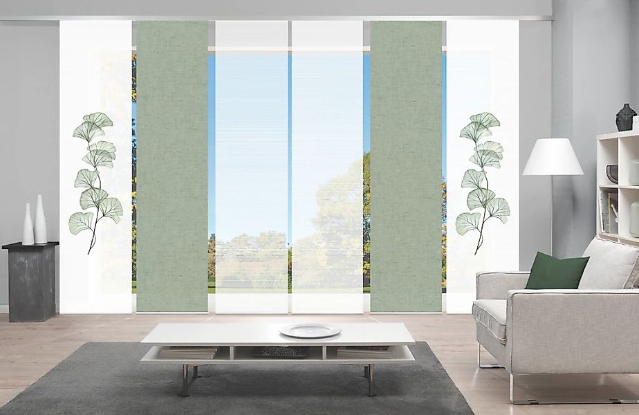 Vision S Schiebegardine "BERTO 6er SET" Paneelwagen 6 Stk. tlg. Schiebevorh günstig online kaufen