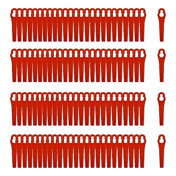 BlingBin Rasenmähermesser 100 Stück Rasentrimmer Ersatzmesser, günstig online kaufen