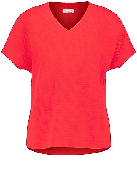 GERRY WEBER Kurzarmshirt Kurzarmshirt in Waffeloptik günstig online kaufen