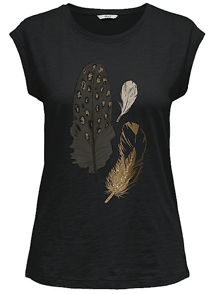 ONLY Kurzarmshirt "FEEL/FEATHERS TOP BOX CS JRS" günstig online kaufen