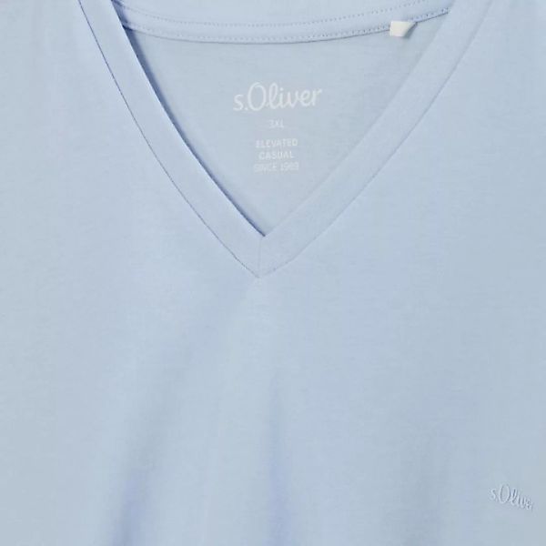 s.Oliver Kurzarmshirt T-Shirt mit Logo-Print Artwork günstig online kaufen