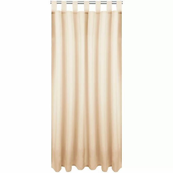 Bestlivings Dekoschal Ellen Schlaufen 140 cm x 245 cm Beige günstig online kaufen