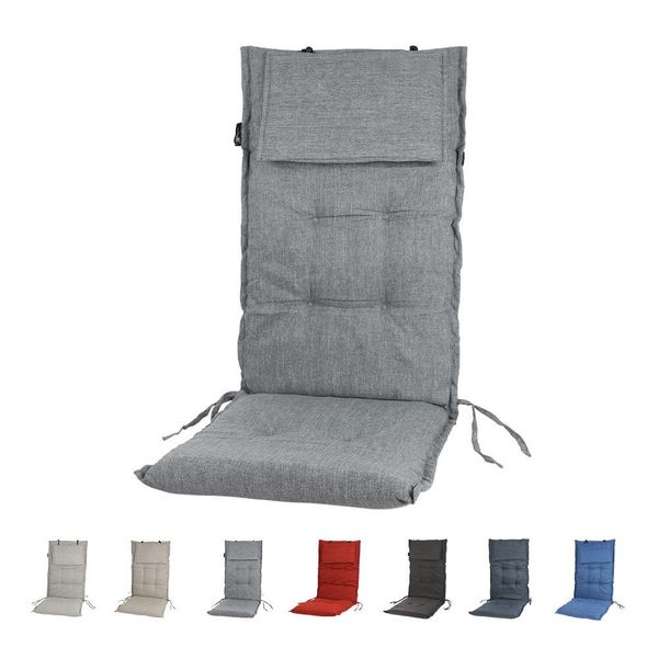 SLaaviinoo Hochlehnerauflage Gartenstuhlauflagen Hochlehner (120x50x6cm) Si günstig online kaufen