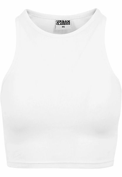 URBAN CLASSICS Muskelshirt "Urban Classics Damen Ladies Cropped Rib Top", ( günstig online kaufen
