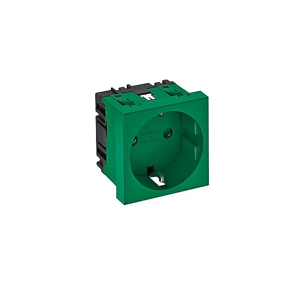 OBO Bettermann Vertr Steckdose 0 Grad, 1-fach Schutzkontakt STD-D0 MZGN1 - günstig online kaufen