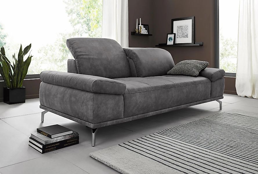 Home affaire 3-Sitzer "Caluna" mit Sitztiefen- und Kopfteilverstellung günstig online kaufen