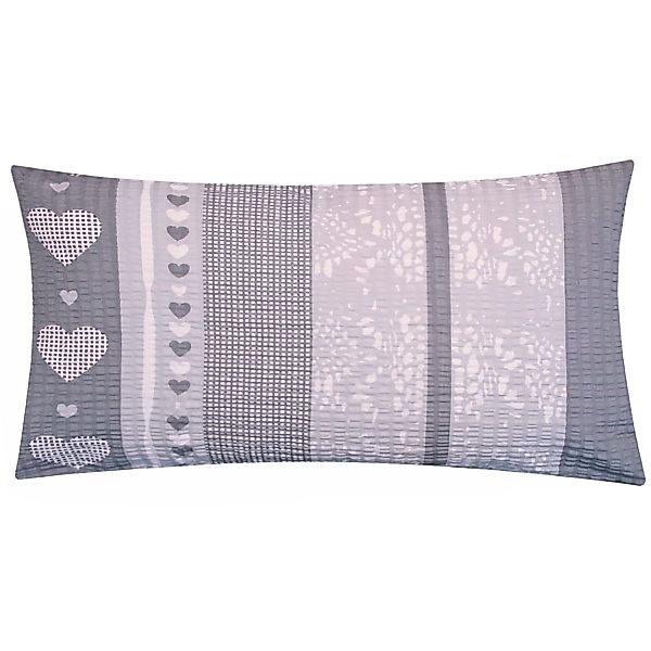 Heubergshop Kissenbezug, (1 Stück), 40x80cm 100% Baumwolle Braun Modern (1x günstig online kaufen