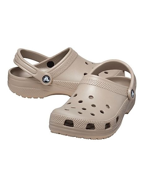 Crocs Sandale Classic Clog Taupe beigebraun Badeschuh günstig online kaufen
