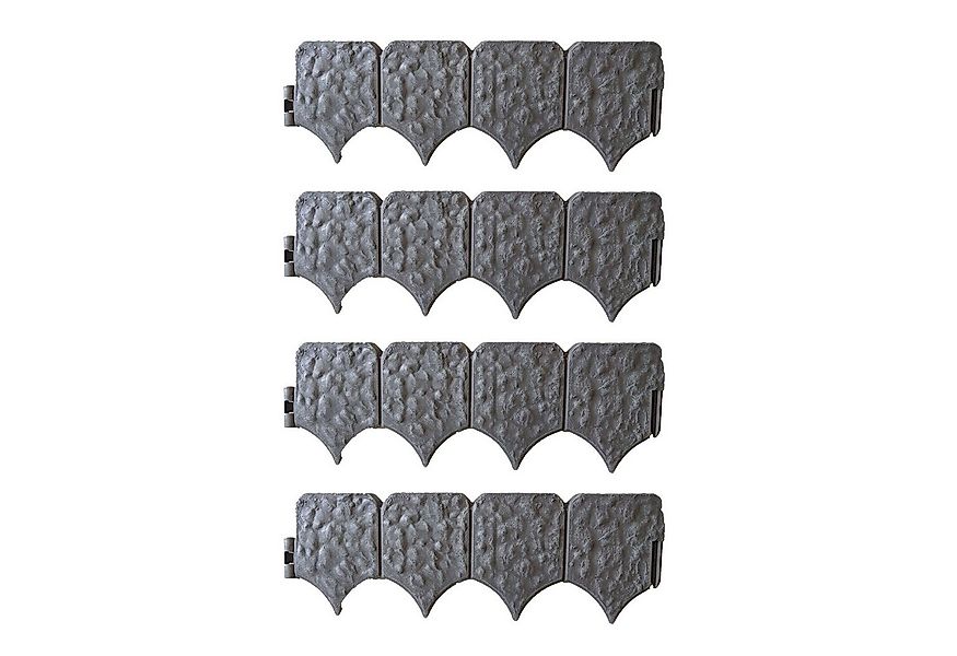 HTI-Living Beetumrandung Beeteinfassung 328 cm Steinoptik, LxH: 41x14 cm, S günstig online kaufen