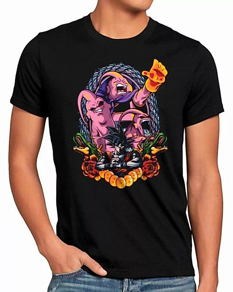 style3 Print-Shirt Herren T-Shirt Invade the Earth super dragonball z gt so günstig online kaufen