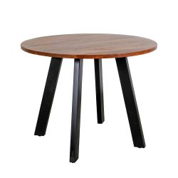 Runder Tisch aus Akazie Massivholz modernem Design günstig online kaufen