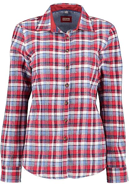 OS Trachten Trachtenbluse Lumeru Damen Flanell günstig online kaufen
