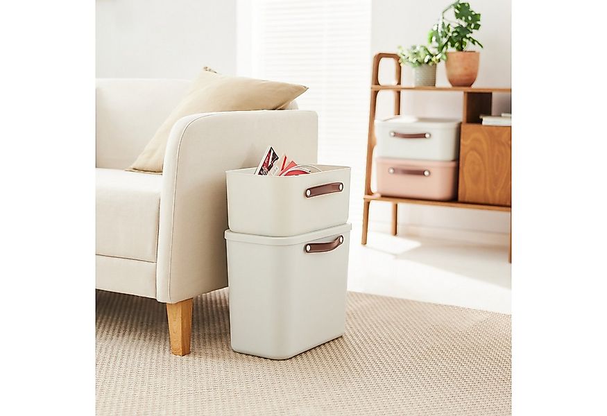 ROTHO Stapelbox 2er-Set Kiste mit Deckel Maloja 12l (Aufbewahrungsset, 2er- günstig online kaufen