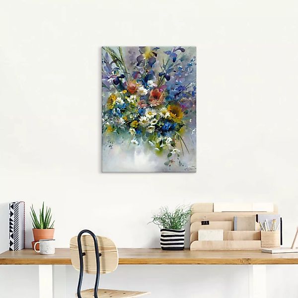 Artland Wandbild »Blumen Impression«, Blumen, (1 St.), als Leinwandbild, Po günstig online kaufen