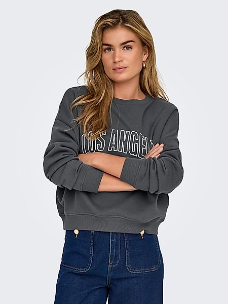 ONLY Sweatshirt "ONLSWEAT L/S CREW OVERSIZE STATE SWT" günstig online kaufen