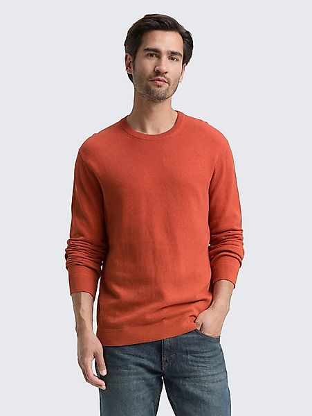 TOM TAILOR Strickpullover Pullover & Strickjacken Strickpullover mit Kaschm günstig online kaufen