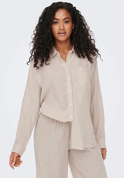 ONLY Longbluse ONLTOKYO L/S LINEN BLEND günstig online kaufen